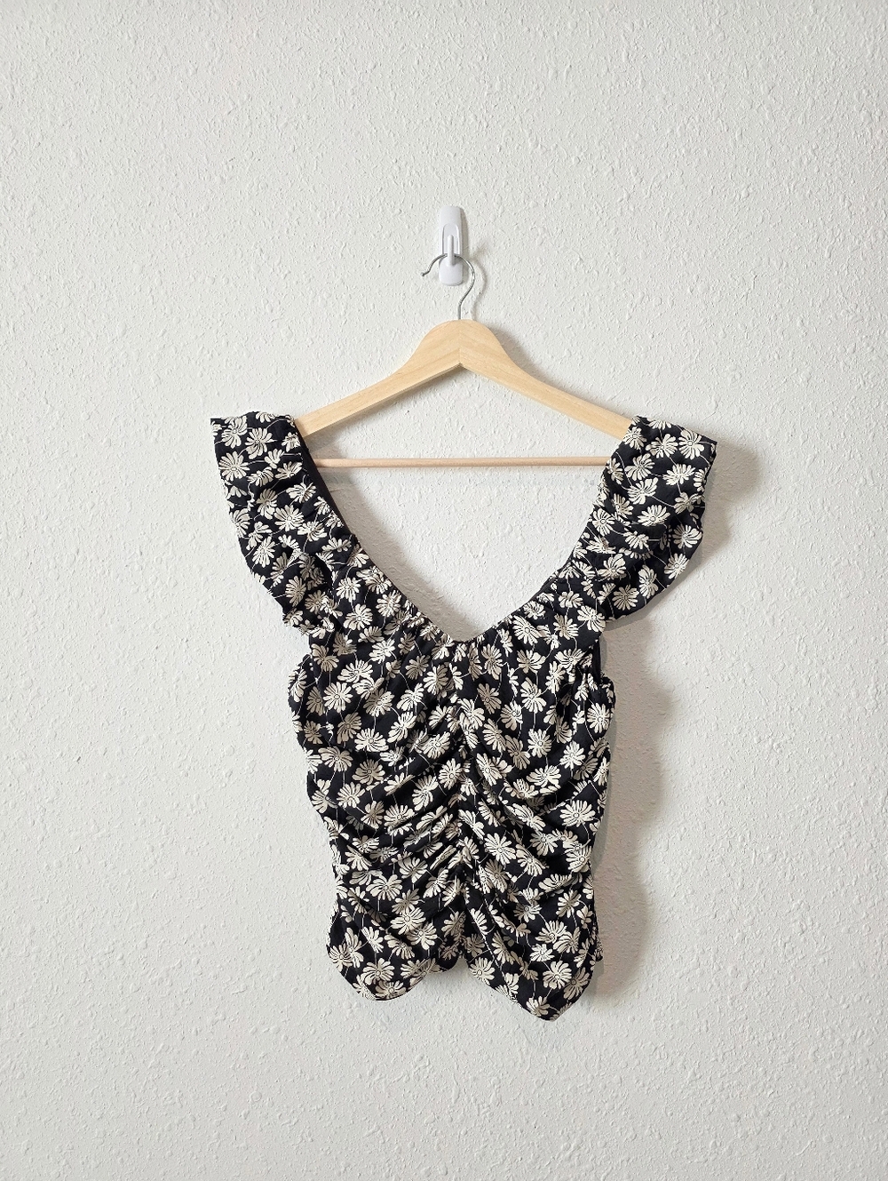 NEW Gap Floral Smocked Top XS